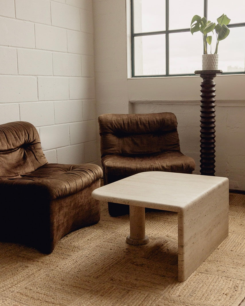 Travertine Coffee Table