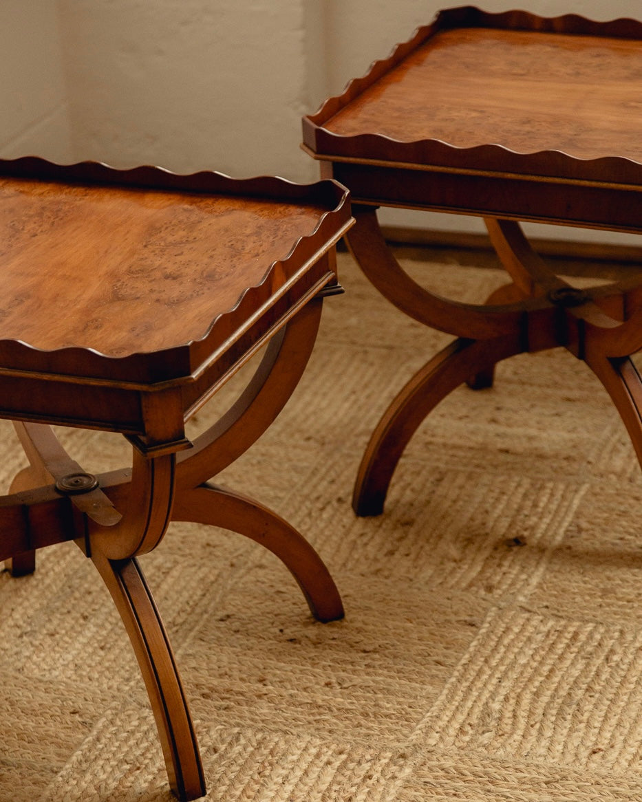 Wavy Top Bedsides / Side Tables