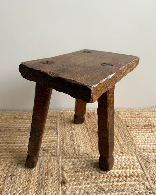 Brutalist Tripod Stool