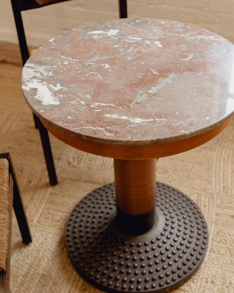 French Marble Bistro Table