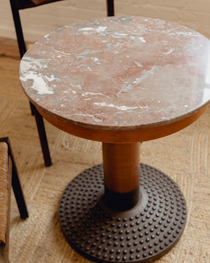 French Marble Bistro Table