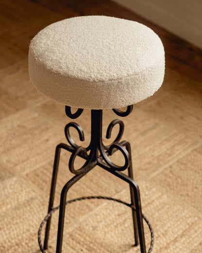 ON HOLD - French Wrought Iron Stools