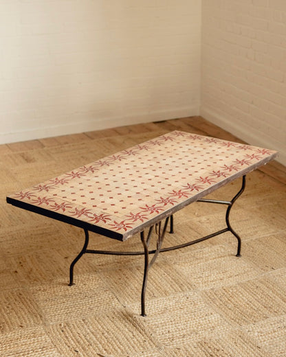 Sunburst Zellige Tiled Coffee Table