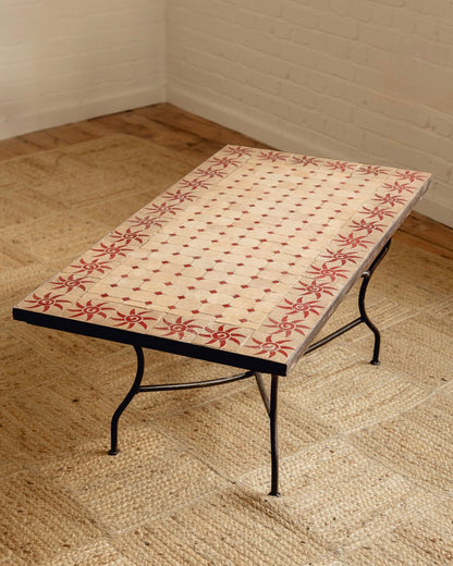 Sunburst Zellige Tiled Coffee Table