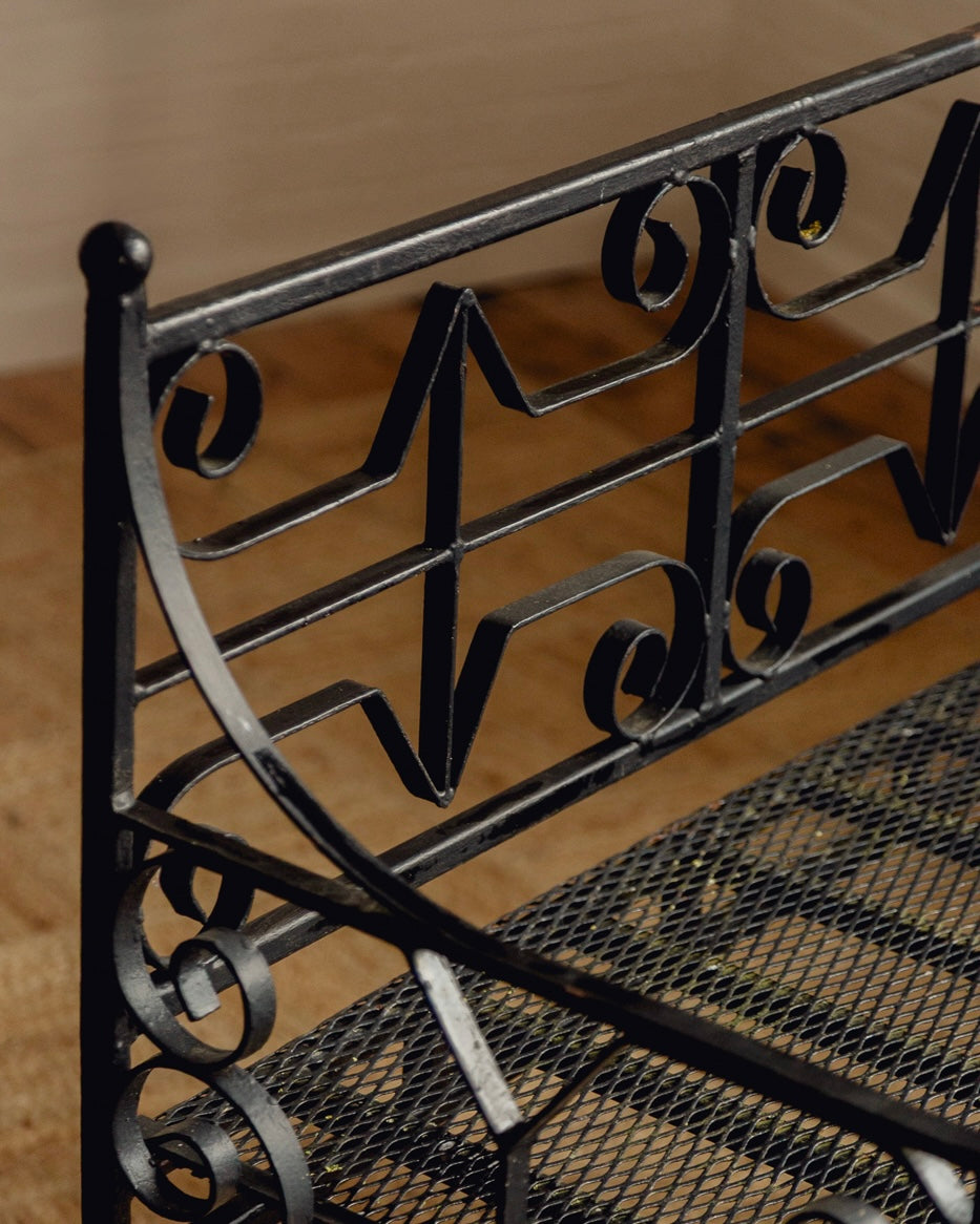 Wrought Iron Bench