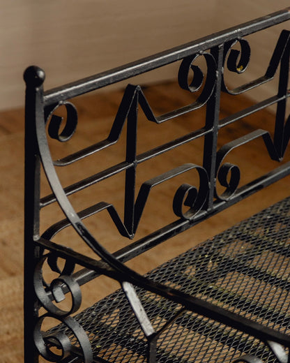 Wrought Iron Bench