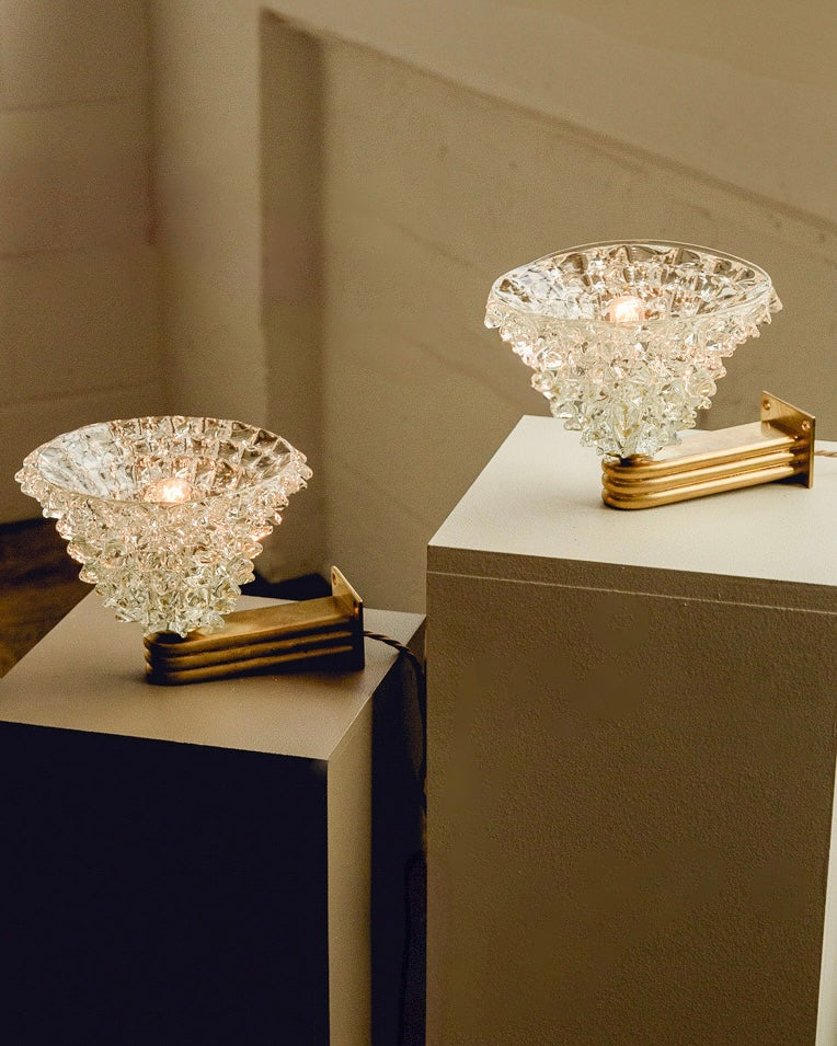 Pair of Barovier & Toso Murano Wall Lights