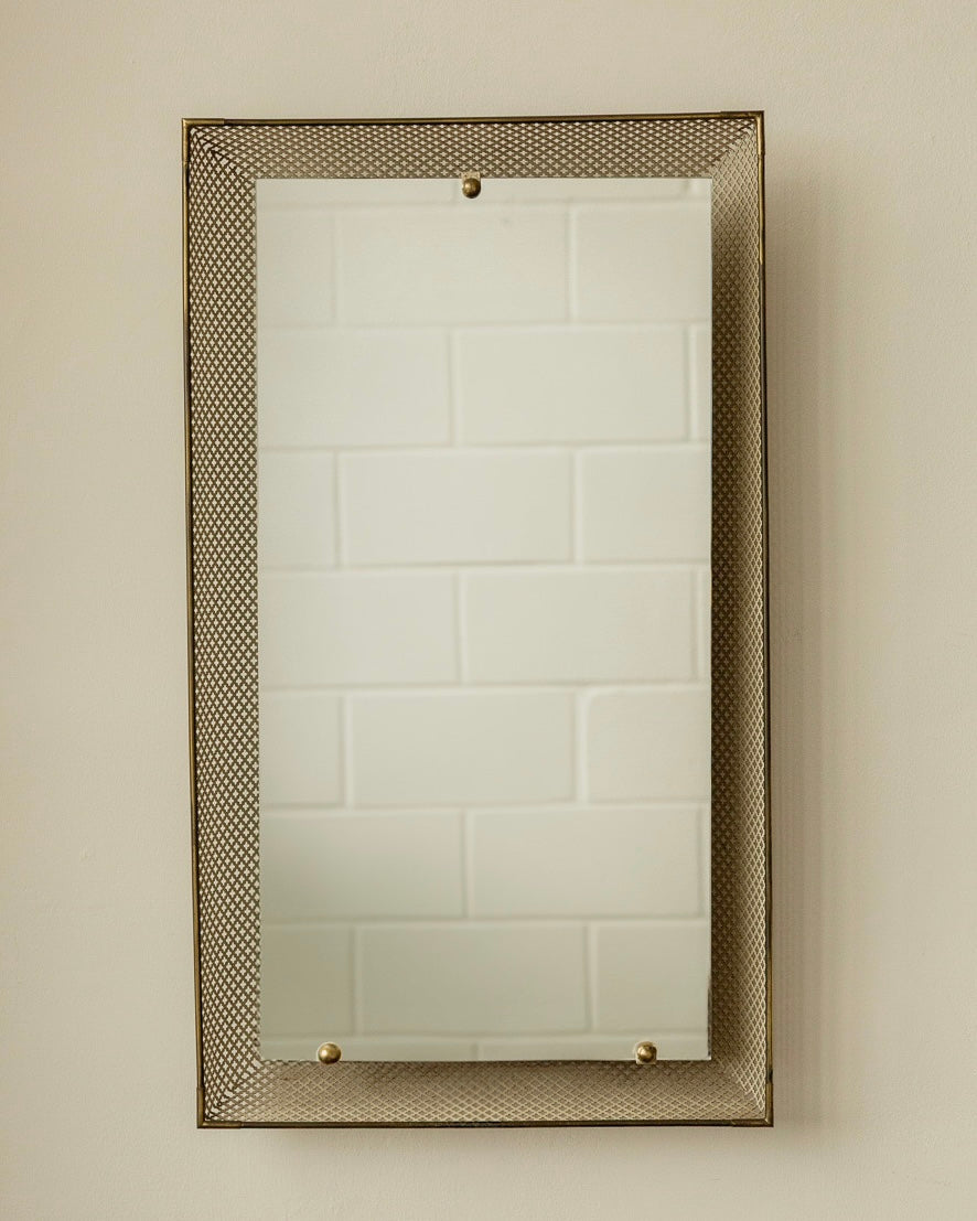 Mid Century Backlit Mirror