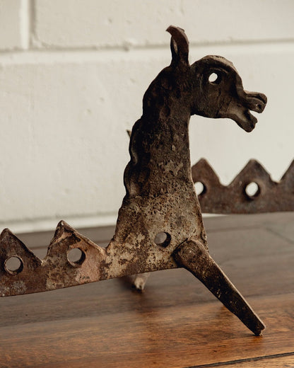 Wrought Iron Fire Dragons