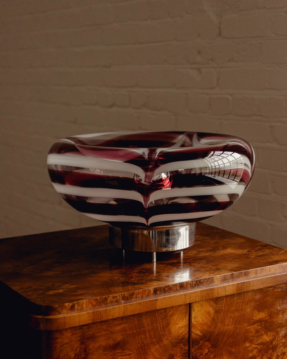 Large Murano Mazzega Lamp