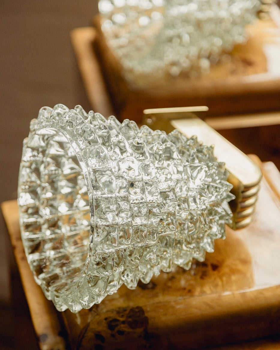 Pair of Barovier & Toso Murano Wall Lights
