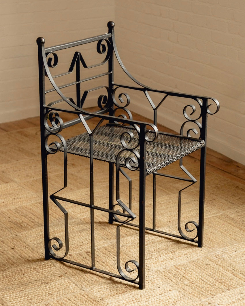Wrought Iron Armchair