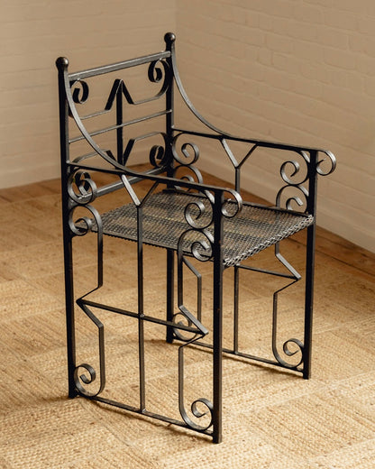 Wrought Iron Armchair