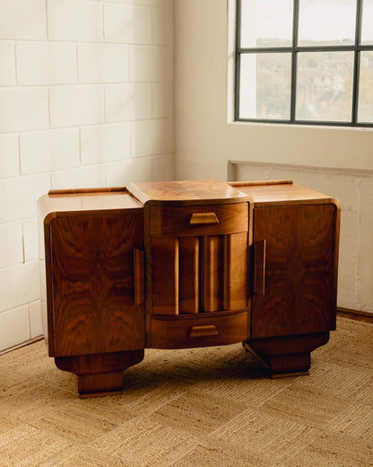 Burl Art Deco Sideboard