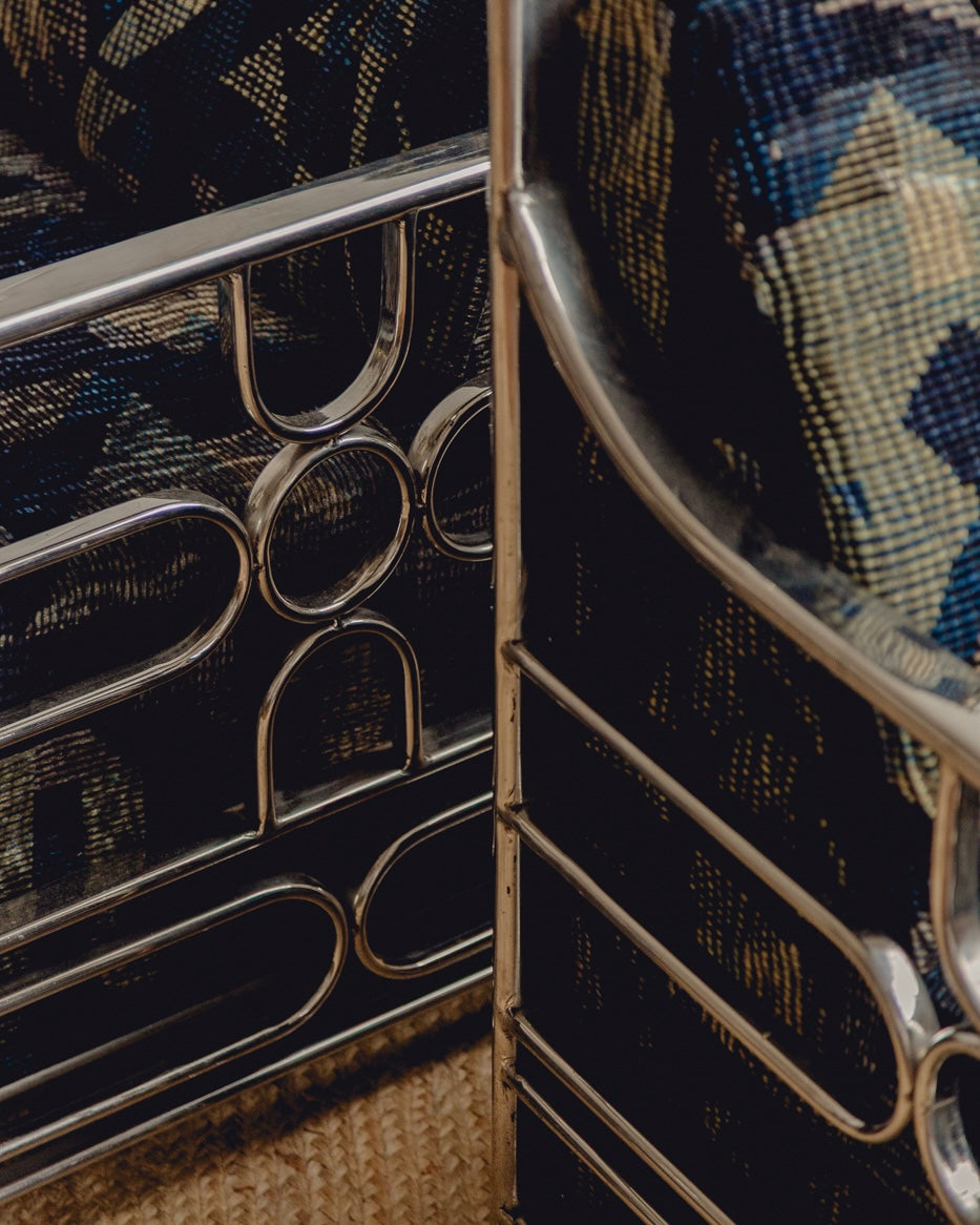 Mid Century Tubular Armchairs