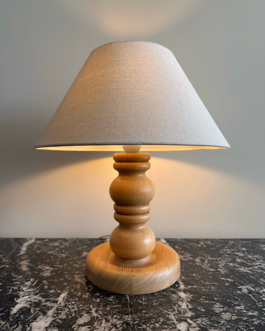 Chunky Pine Lamp