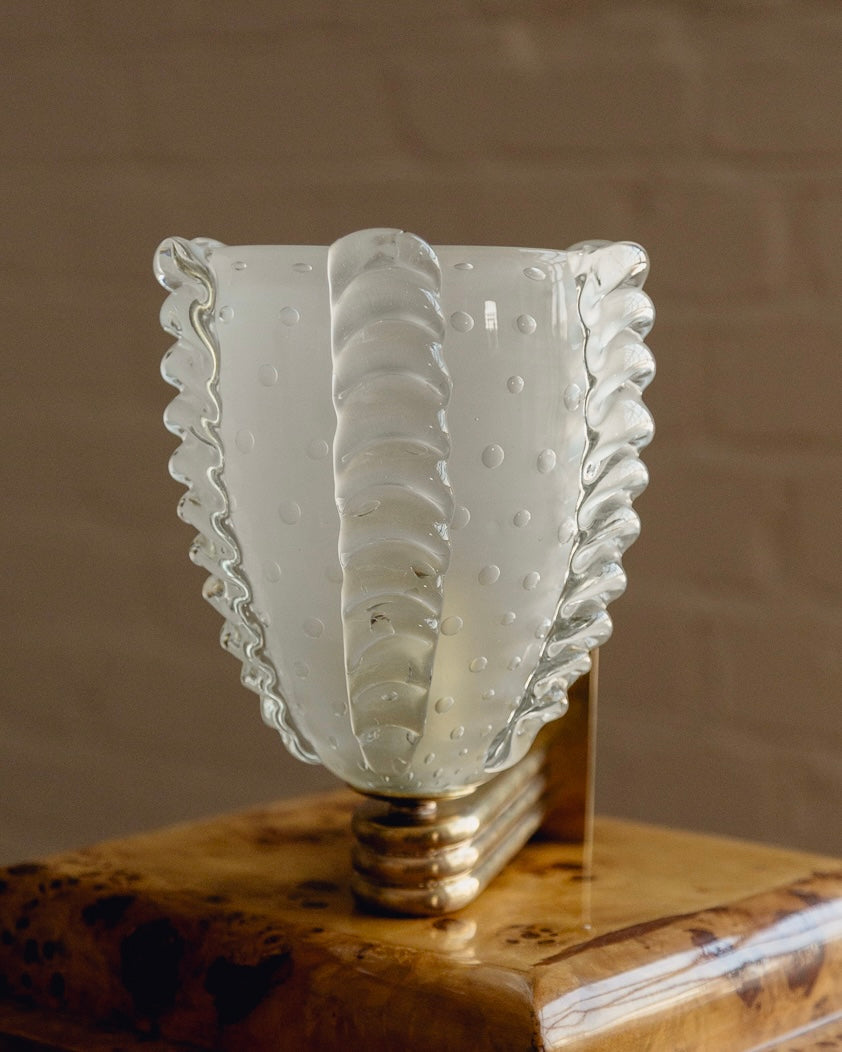 Pair of Barovier & Toso Murano Wall Lights