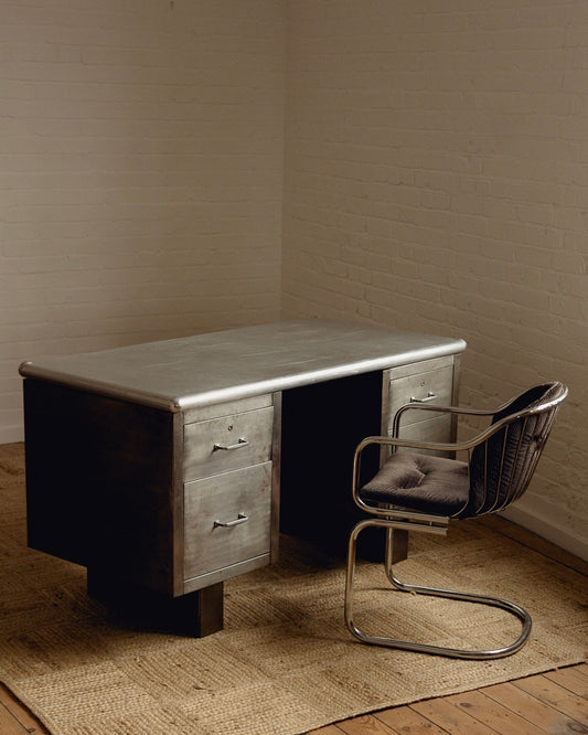 Steel Pedestal Desk