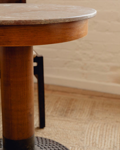 French Marble Bistro Table
