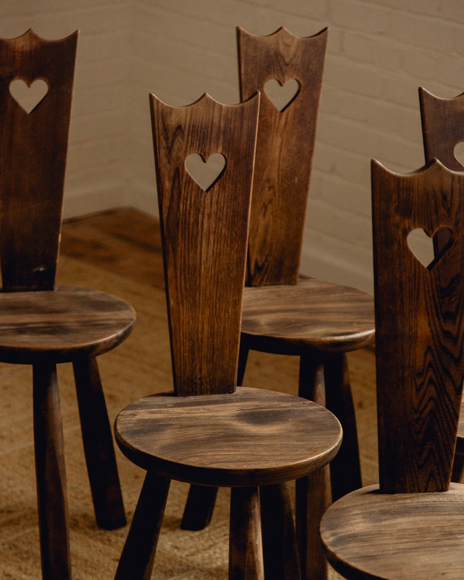 Heart Back Chairs