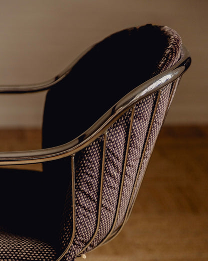 Chrome Dining Chairs Attributed to Gastone Rinaldi for Rima 1970s
