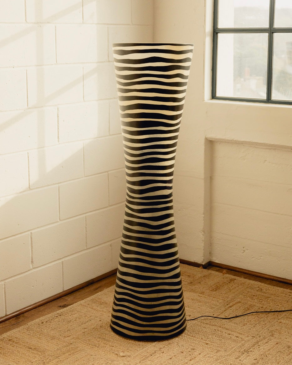 Zebra Floor Lamp