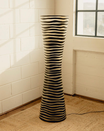 Zebra Floor Lamp