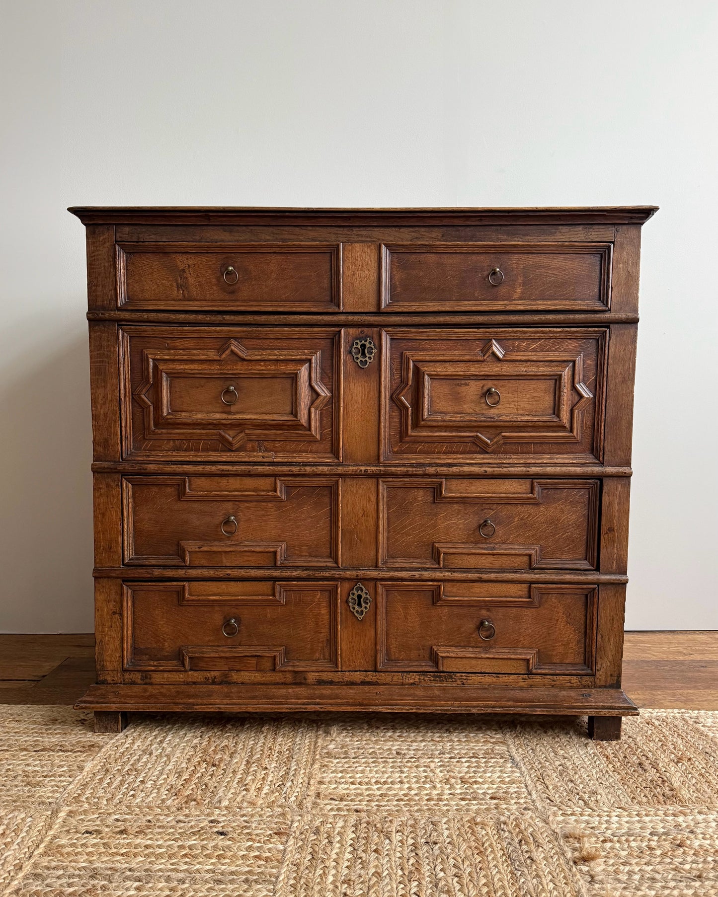 Antique Jacobean Chest Of Drawers