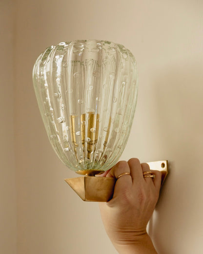 Pair of Barovier & Toso Murano Wall Lights