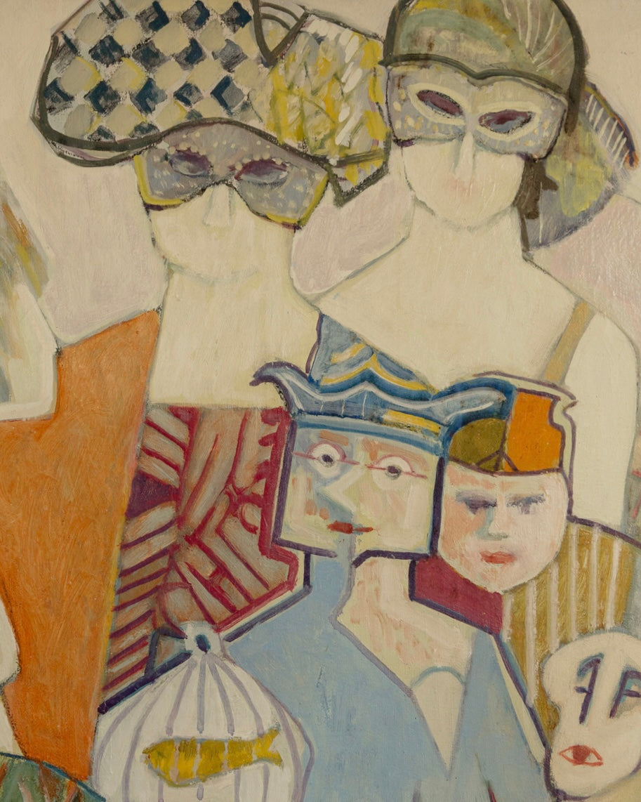 Cubist Party Scene