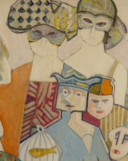 Cubist Party Scene