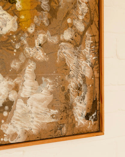 Abstract Ochre and Pink