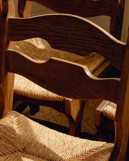Guillerme & Chambron Razor Back Chairs
