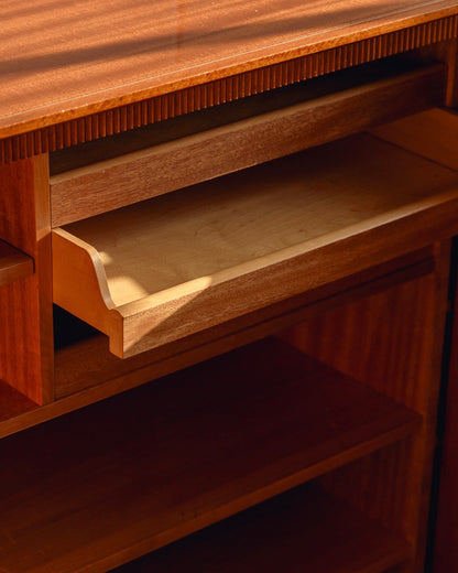 Scandinavian Flame Mahogany Sideboard