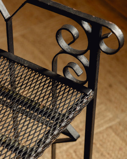 Wrought Iron Armchair