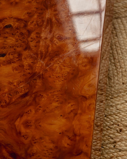 French Burl Rectangular Coffee Table