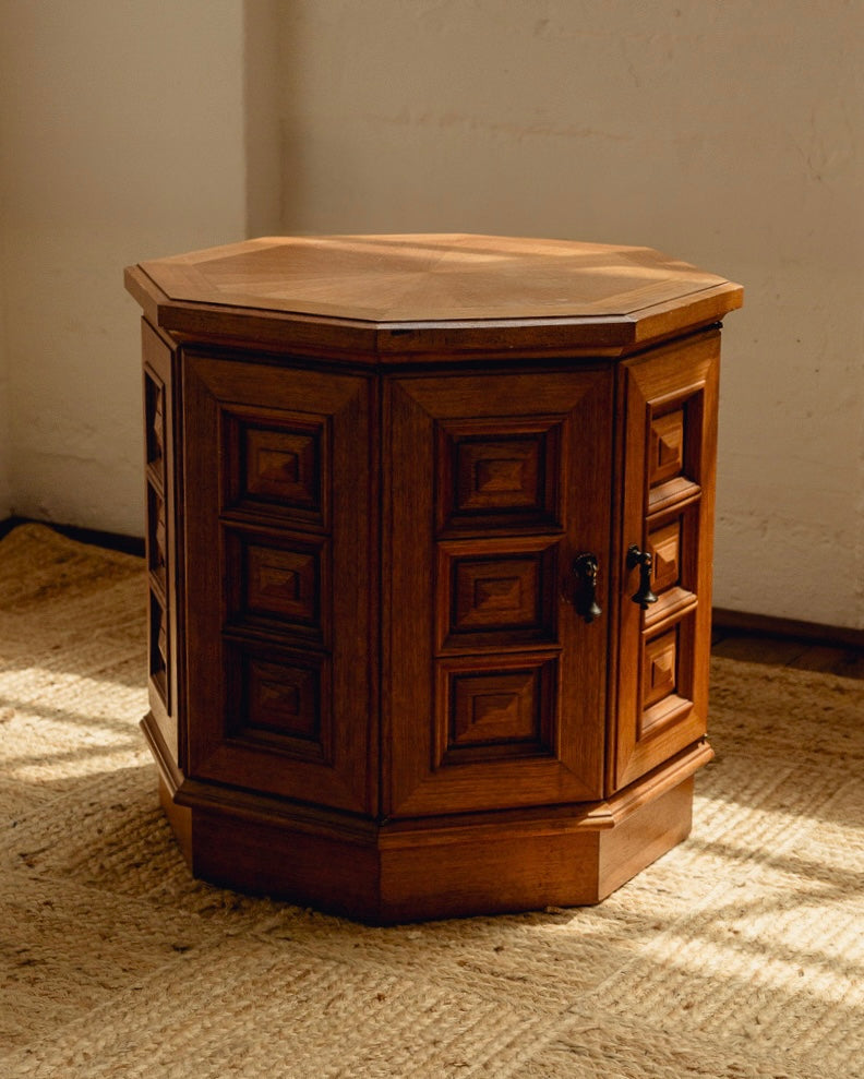 Brutalist Side Table / Cupboard
