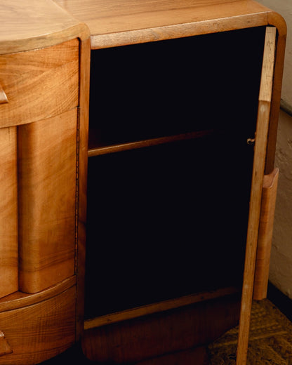Burl Art Deco Sideboard