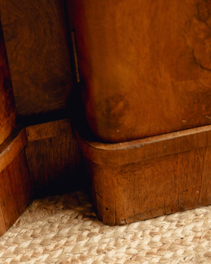 Art Deco Burl Walnut Sideboard