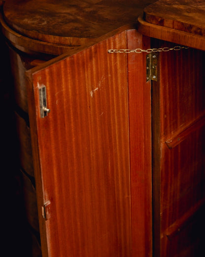 Art Deco Burl Walnut Sideboard