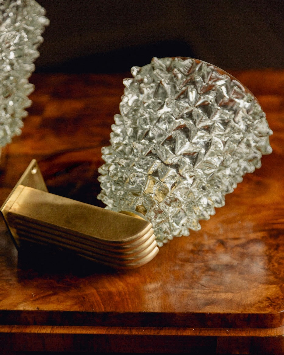 Pair of Barovier & Toso Murano Wall Lights