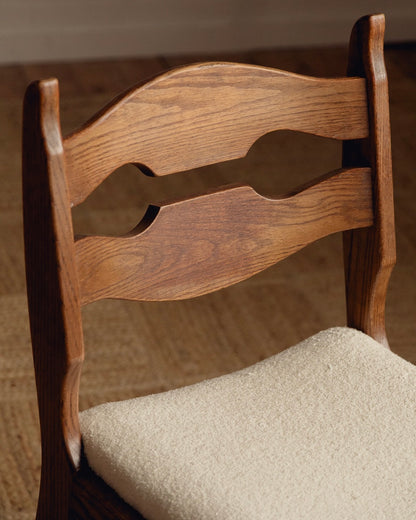 Guillerme & Chambron Razor Back Dining Chairs