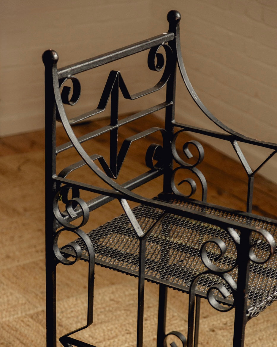Wrought Iron Armchair