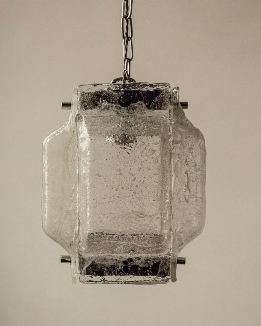 Italian Glass Pendant Light