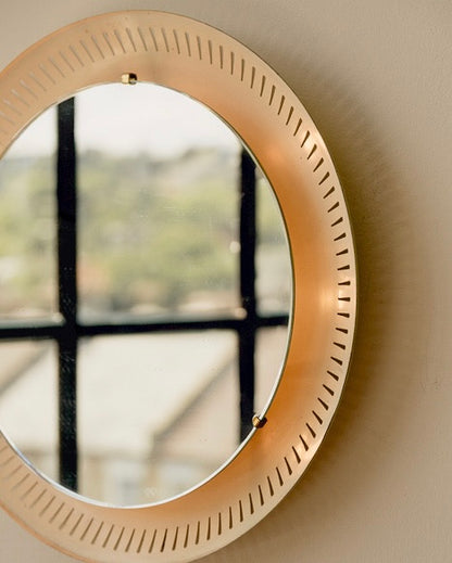 Mid Century Backlit Mirror by Egon Hillebrand