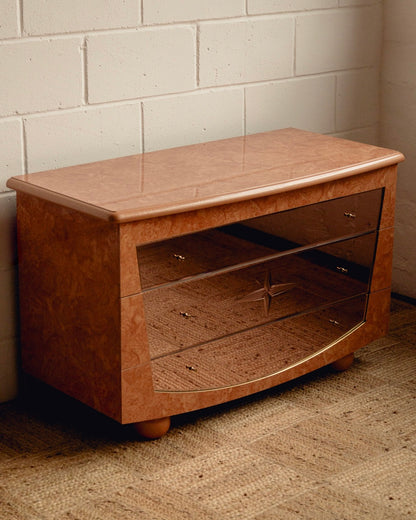 Burl Chest of Drawers/Sideboard