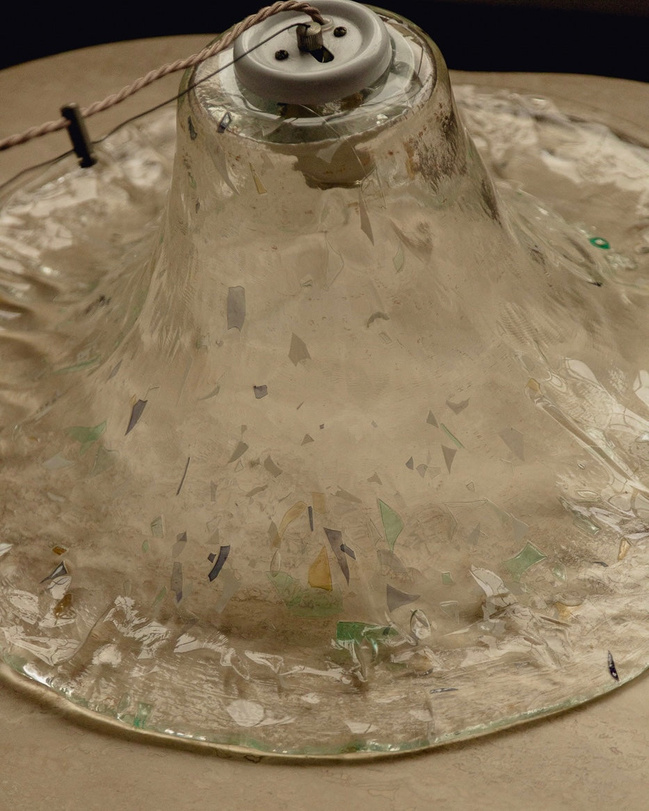 Murano ‘Terrazo’ Glass Pendant Light