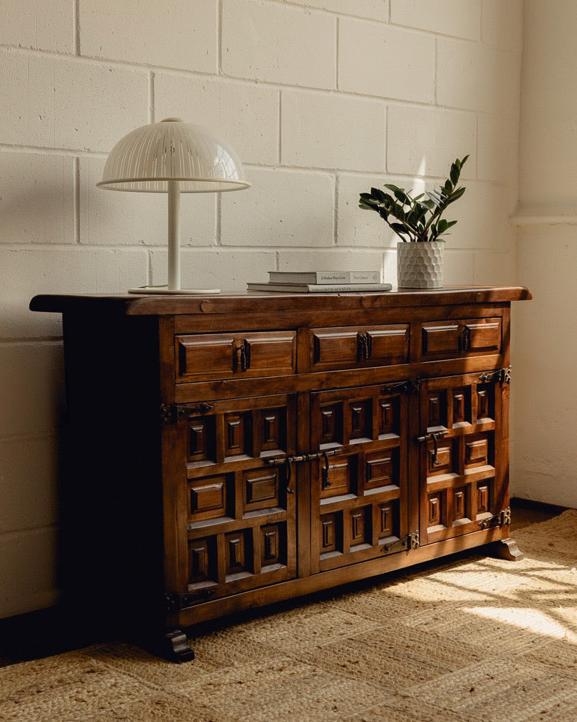 Spanish Brutalist Sideboard