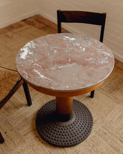 French Marble Bistro Table