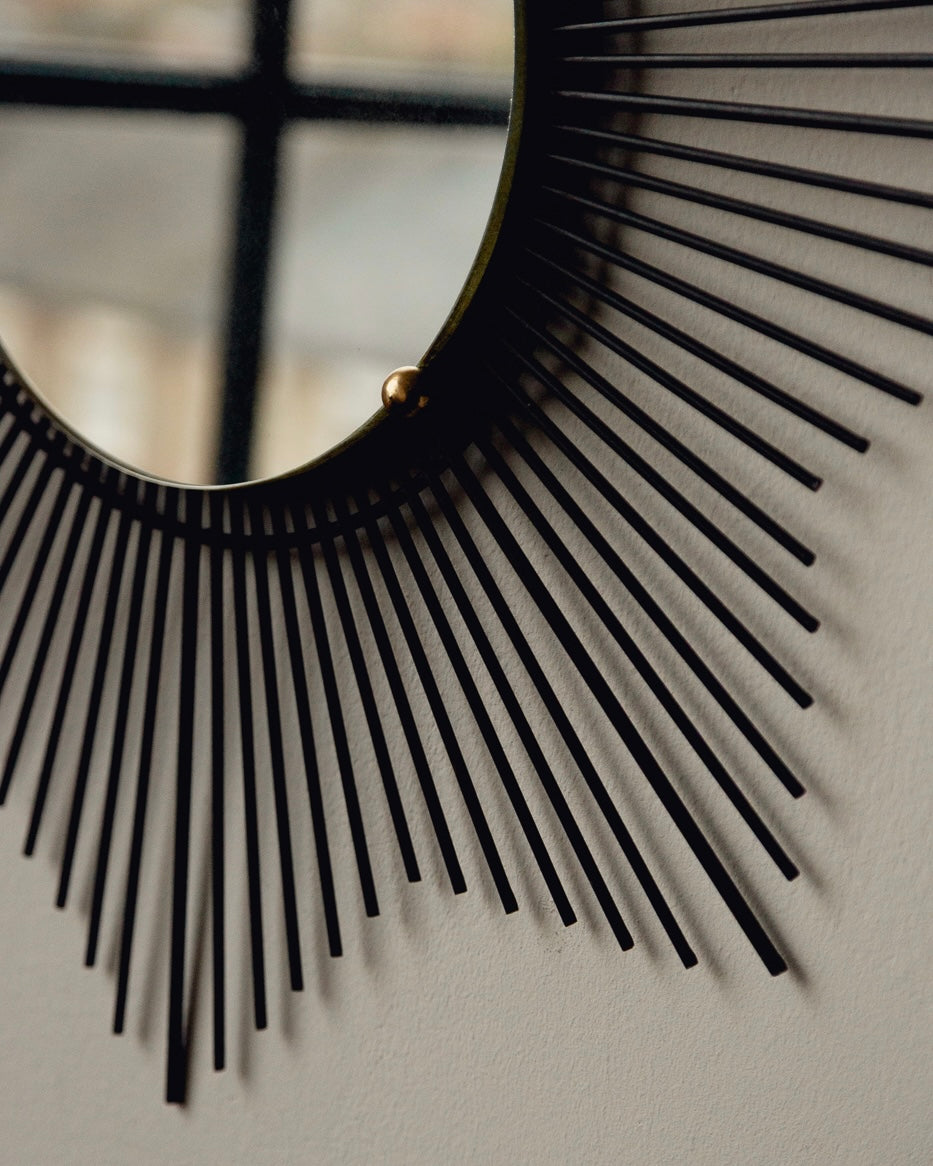 1950’s French Sunburst Mirror